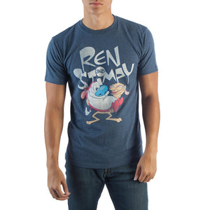 Ren & Stimpy Navy T-Shirt - MojoSoMint