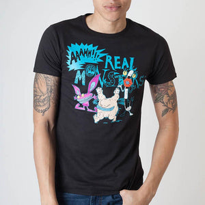 Aaahh!!! Real Monsters Black T-Shirt - MojoSoMint